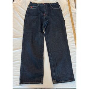 Ecko Unltd Carpenter Jeans Mens 36 Indigo Baggy Denim Loose Fit Streetwear Y2K